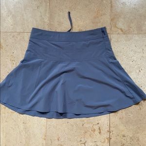 Athleta All Day Skort Blue Grey